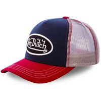 Von Dutch, Mesh Trucker Style Snapback - Red & Blue | Vintage Design