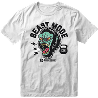 Pride or Die Beast Mode T Shirt - White