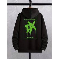 WWE ''D-GENERATION X - SUCK IT'' Fleece Hoodie Drawstring