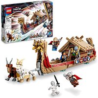 LEGO 76208 Marvel The Goat Boat Buildable Thor Set with Toy Ship, Stormbreaker and 5 Minifigures