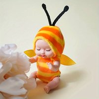 Orange Bee Outfit - Mini Doll | 10.92cm Adorable Collectible Toy