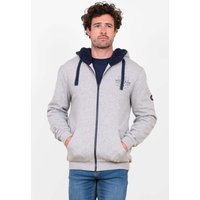 Brakeburn - Grey Borg Lined Zip Through Hoodie - UK - Size - M