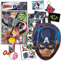 Marvel Avengers Superhero Children's gift set - contains x11 items including Captain America Rucksack and more…