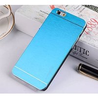 Motomo Case brushed Aluminium brushed Case for Apple iPhone 6 4.7 "Solid Protective hibryd Turquoise