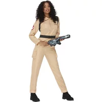 Ghostbusters Ladies Jumpsuit Costume with Proton Pack | Womens Medium