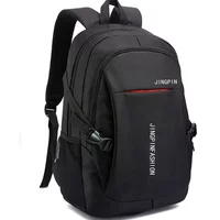 Black Stylish Mens Backpack - Large Capacity, Perfect for High School, College & Work