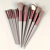 x13 Piece Brown Makeup Brush Set