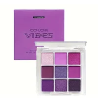 Color Vibes 9-color Purple Eyeshadow Palette
