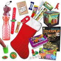 Kids Dinosaur Themed Pre-filled Christmas Stocking – Packed with over 15 Items!