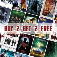Classic & New – Blockbuster Movie Posters | Official Cinema Wall Art – A4 A3