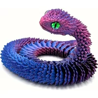 3D Printed Two Tone Snake - 30 cm