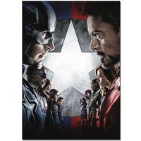 Captain America (Civil War) Movie Poster | Official Marvel Wall Art – A4 A3