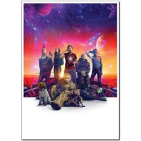 Guardians of the Galaxy VOL.3 Movie Poster | Official Marvel Wall Art – A4 A3