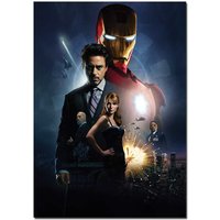 Iron Man Movie Poster | Official Marvel Wall Art – Movie Print A4 A3
