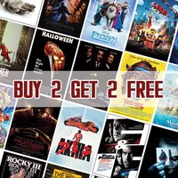 Blockbuster Movie Posters | Official Cinema Wall Art – Film Prints A4 A3