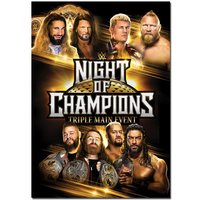 WWE Night of Champions 2023 Event Poster | Official WWE Wall Art A4 A3