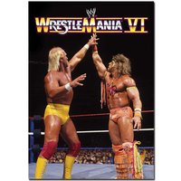 WWE WrestleMania 6 Poster | Classic & Official Wrestling Event Wall Art A4 A3