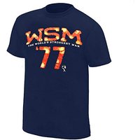 The Worlds Strongest Man - '77 - Blue Authentic T-Shirt