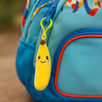 Foodies Bannana Plush Keychain – Cute Clip-On Bag Accessory for Kids & Adults