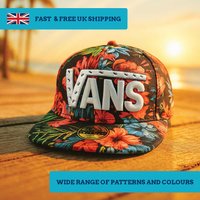 Summer Embroidered Baseball Caps | Many Colourful Patterns available including Vans, Obey, LA & Supreme