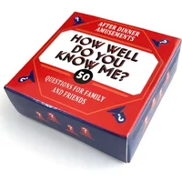 How Well Do You Know Me? - Family & Friends Game Night Card Game with 50 Fun Questions