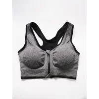 Women's High Performance Front Zipper Sports Bra