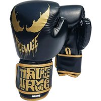 True Wuge Black & Gold - 10oz boxing gloves | PU Leather