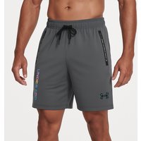 Under Armour HeatGear | Men’s Hollographic Logo Light Grey Training Shorts