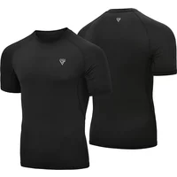 RDX T15 Short Sleeve Black Rash Guard