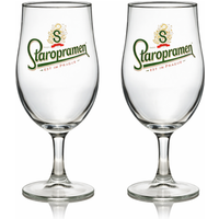 Staropramen Stemmed Pint Glass | Set of 2