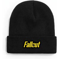 Fallout Beanie Hat – Black Knitted Winter Cap 55–59cm