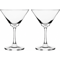 Martini Cocktail Glasses Set of 2 | Classic Stemmed Martini Glasses 140mm