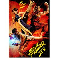 Street Fighter Movie Poster V1 - Official Art Print A3 A4