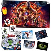 Marvel Avengers Superhero kids gift bundle - contains x10 items