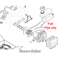 Mountfield ST45/WB45 Engine Fuel Pipe 118550919/0