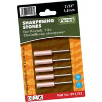 Portek ChainSharp Replacement Sharpening Stones (7/32-5.5mm)