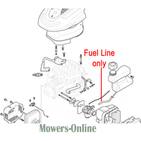 Mountfield ST120 / ST140 Engine Fuel Pipe 118551481/0