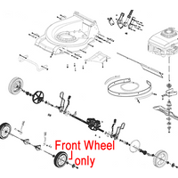 Weibang Virtue 53 Pro Front Wheel 5340206012