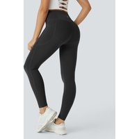 Halara Halara UltraSculpt™ High Waisted Butt Lifting Tummy Control Pocket Shaping Workout Leggings - Black - XL(full_length)