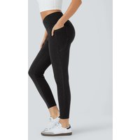 Halara Halara Flex™ Crossover Pocket Washed Denim Work Leggings - Black Denim - XL(full_length)