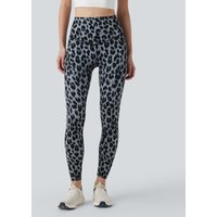 Halara Halara UltraSculpt™ Leopard Print High Waisted Tummy Control Yoga Leggings with Pockets - Moonshadow Leopard - XL(7/8)