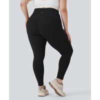 Halara Plus Size Halara UltraSculpt™ High Waisted Butt Lifting Tummy Control Shaping Training Leggings with Pockets - Black - 3X(full_length)