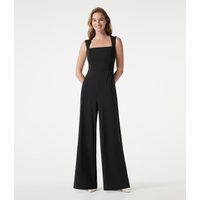 Halara Square Neck Built-in Bra Sleeveless Jumpsuit-Easy Peezy Edition - Black - XL(regular)