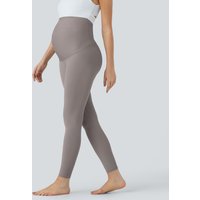 Halara SoftlyZero™ Super High Waisted Maternity Yoga 7/8 Leggings - Steel Gray - XL(7/8)