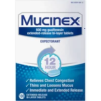 Guaifenesin Extended-Release Bi-Layer Tablets (600mg) 100 tabs