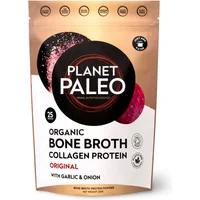 Organic Bone Broth Collagen Protein with Garlic and Onion 225g – Planet Paleo