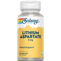 Lithium Aspartate, 5 mg, 100 Capsules - Solaray