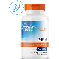 MSM with OptiMSM 1500mg, 120 Tablets - Doctor's Best