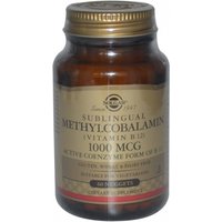 Sublingual Methylcobalamin 60 nuggets to support nervous system health - SOLGAR®