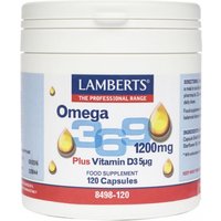 Omega 3,6,9 120 capsules with vitamin D3 - Lamberts®